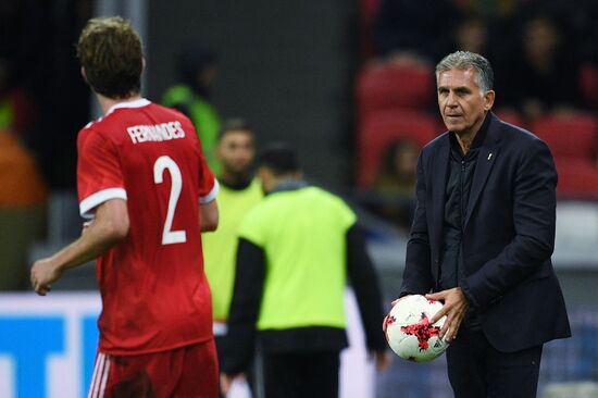 Football. Friendly match. Russia vs. Iran