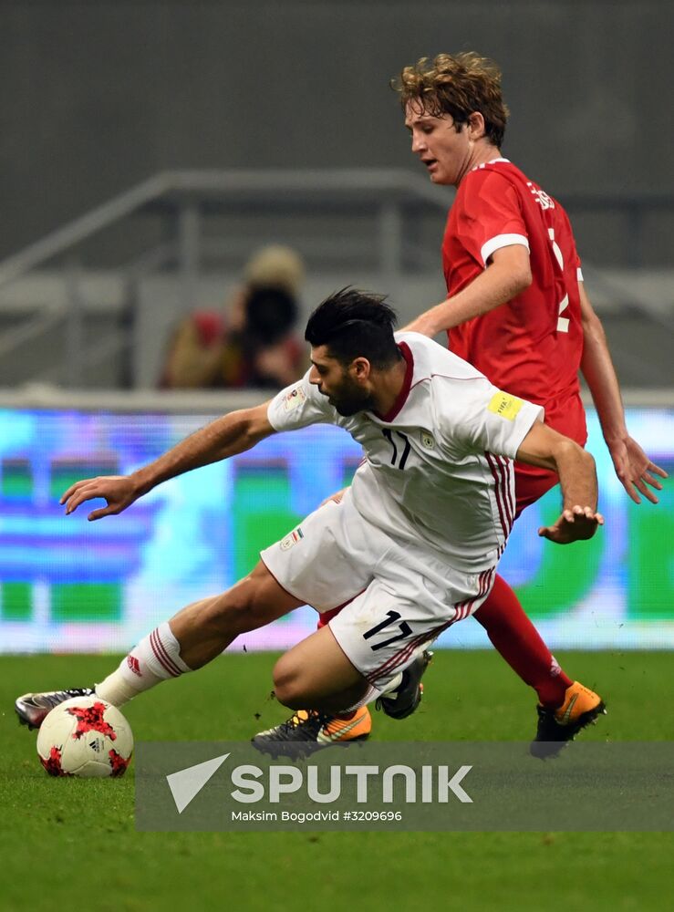 Football. Friendly match. Russia vs. Iran
