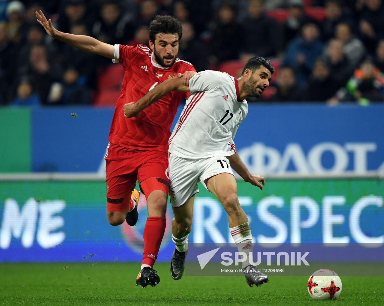 Football. Friendly match. Russia vs. Iran