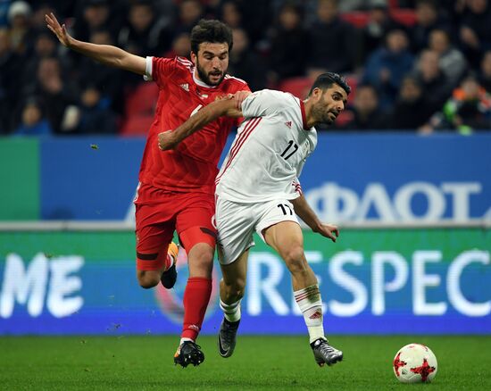 Football. Friendly match. Russia vs. Iran