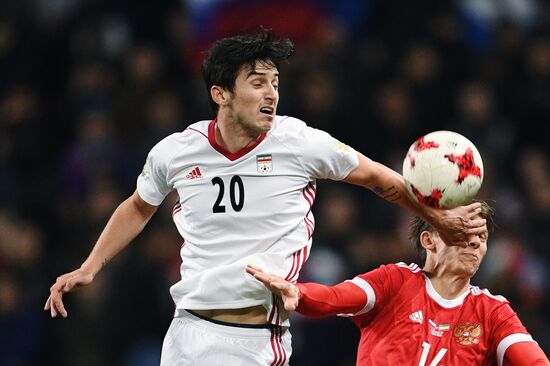 Football. Friendly match. Russia vs. Iran