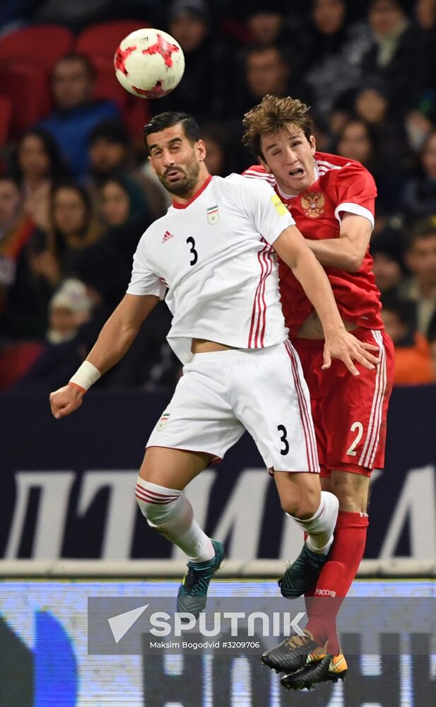 Football. Friendly match. Russia vs. Iran