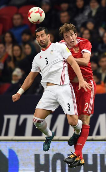 Football. Friendly match. Russia vs. Iran