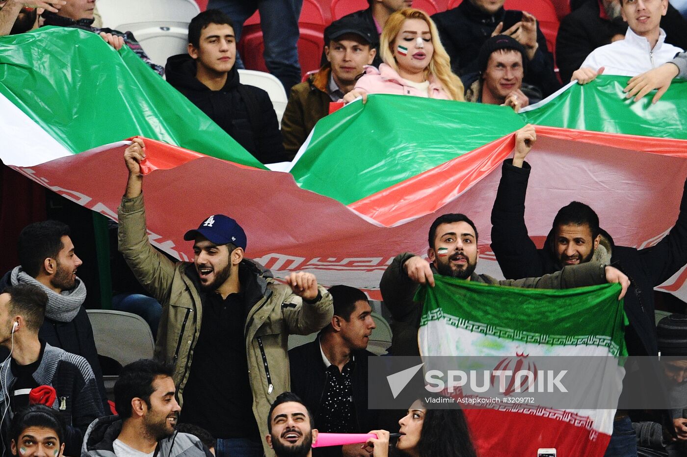 Football. Friendly match. Russia vs. Iran