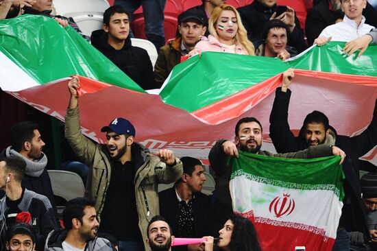 Football. Friendly match. Russia vs. Iran