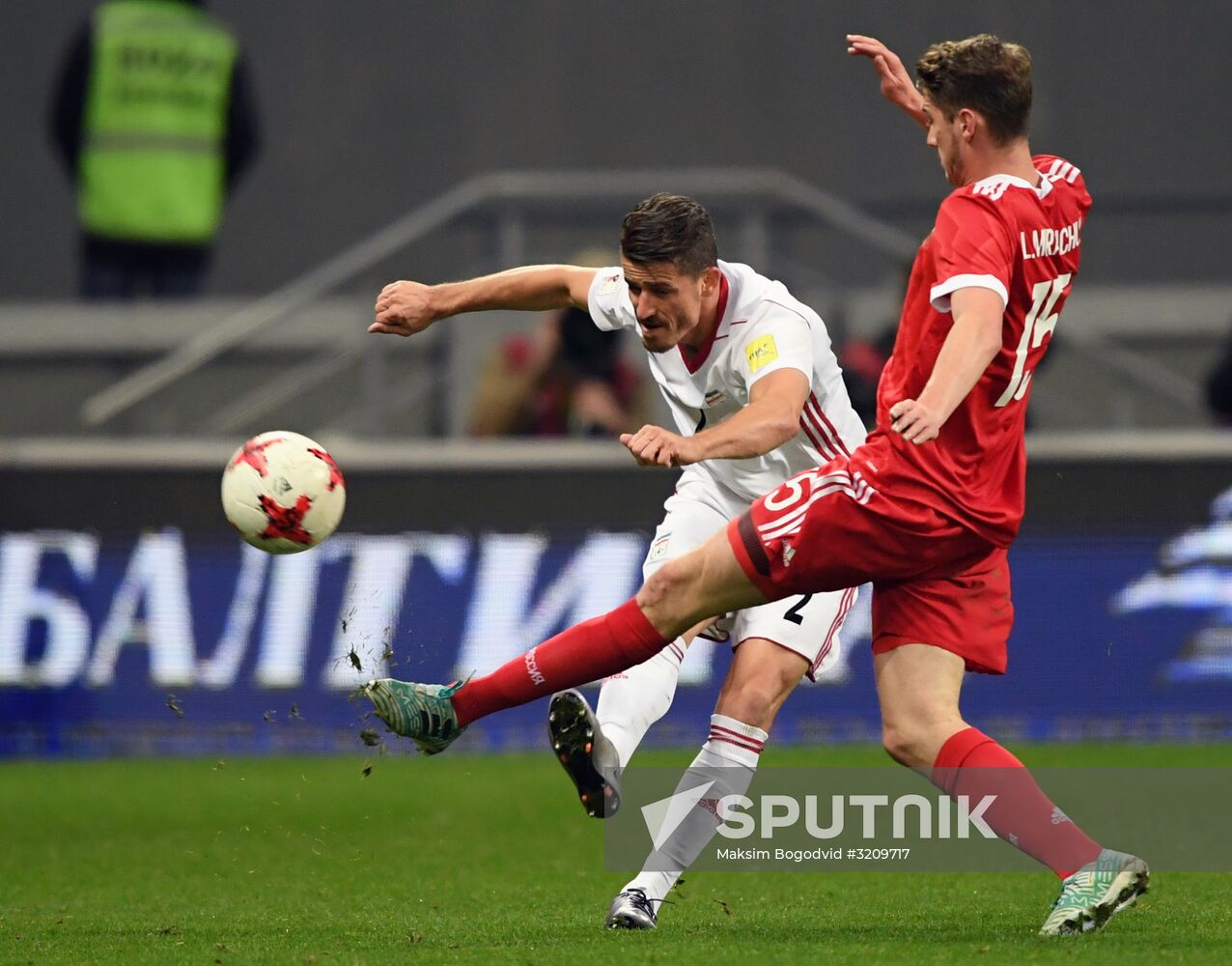 Football. Friendly match. Russia vs. Iran