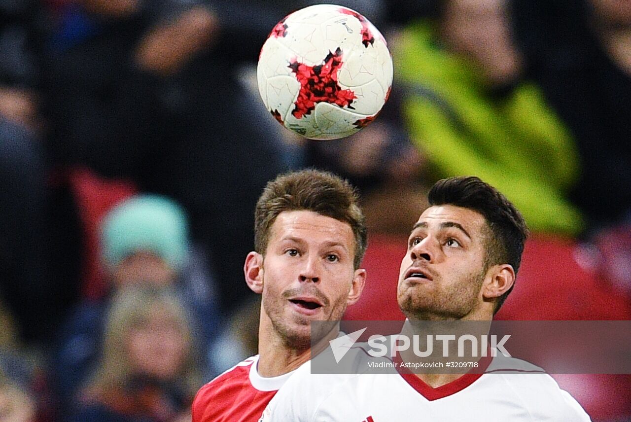 Football. Friendly match. Russia vs. Iran