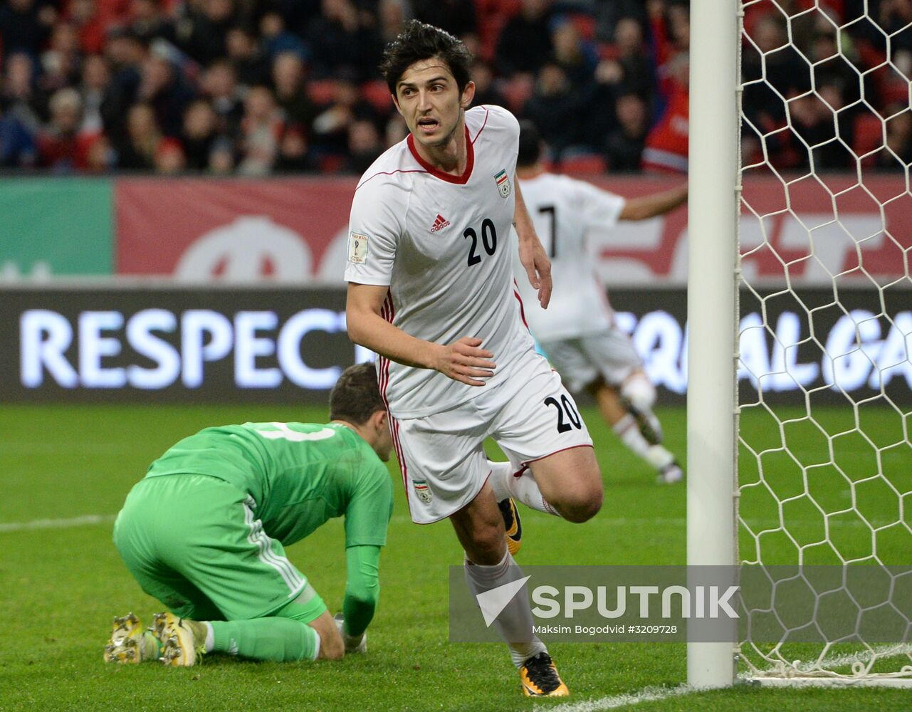 Football. Friendly match. Russia vs. Iran