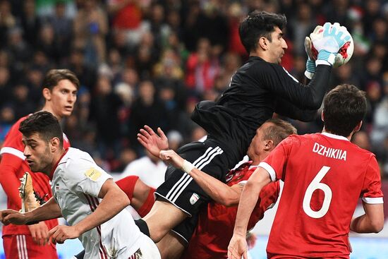 Football. Friendly match. Russia vs. Iran