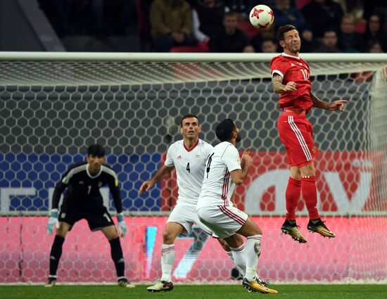 Football. Friendly match. Russia vs. Iran