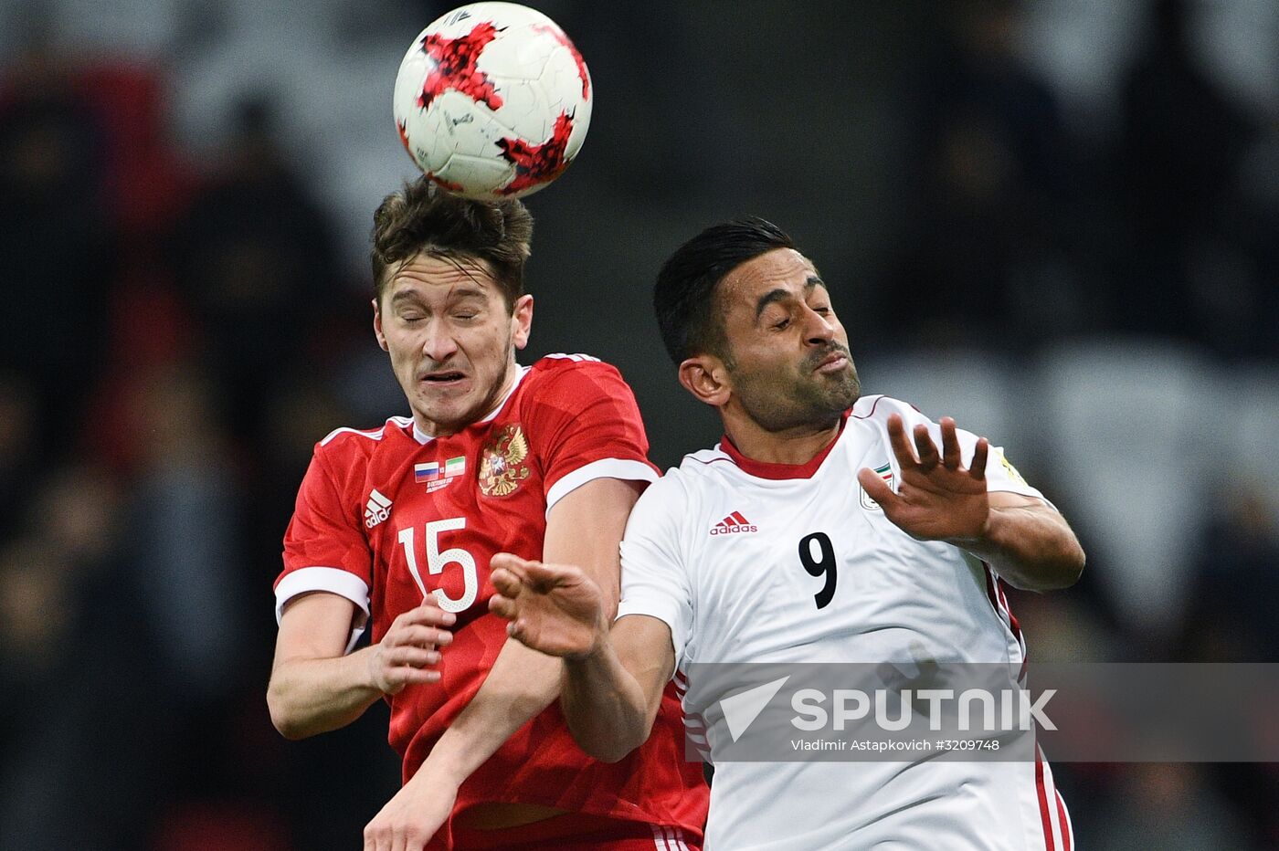 Football. Friendly match. Russia vs. Iran