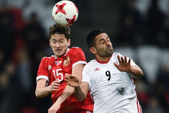 Football. Friendly match. Russia vs. Iran
