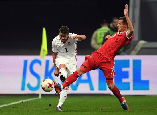 Football. Friendly match. Russia vs. Iran