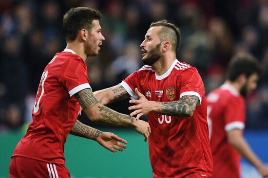 Football. Friendly match. Russia vs. Iran