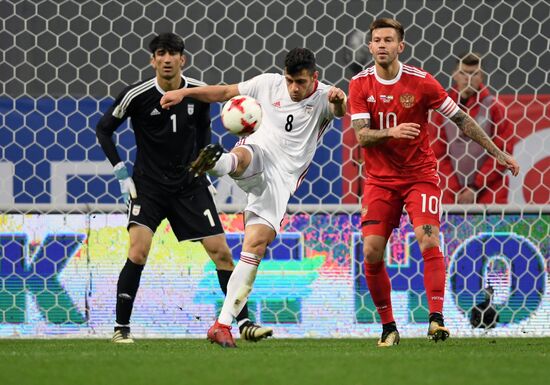 Football. Friendly match. Russia vs. Iran