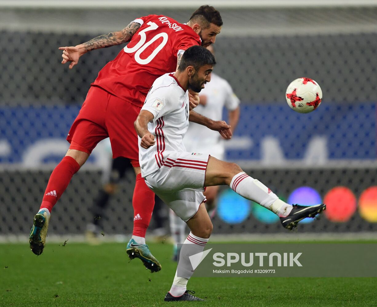 Football. Friendly match. Russia vs. Iran