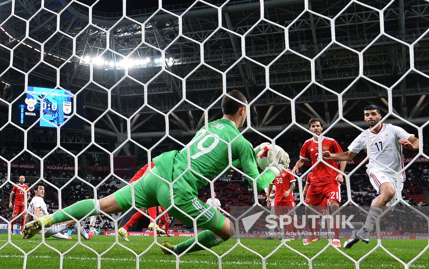 Football. Friendly match. Russia vs. Iran