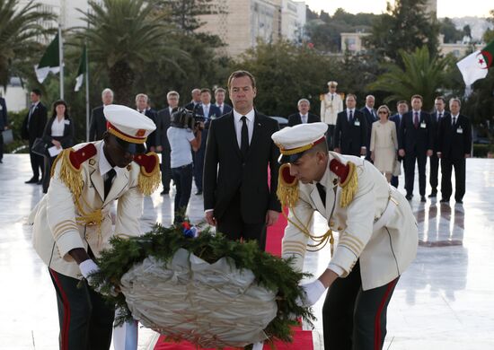 Prime Minister Dmitry Medvedev's official visit to Algeria. Day Two