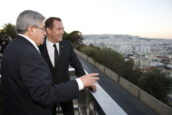 Prime Minister Dmitry Medvedev's official visit to Algeria. Day Two