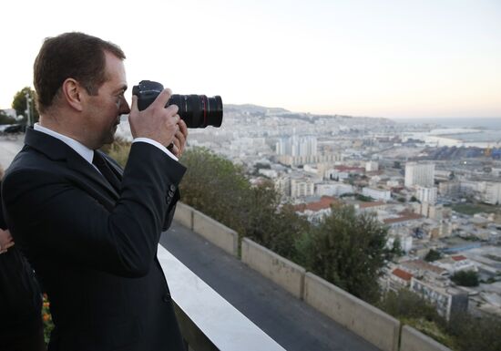 Prime Minister Dmitry Medvedev's official visit to Algeria. Day Two