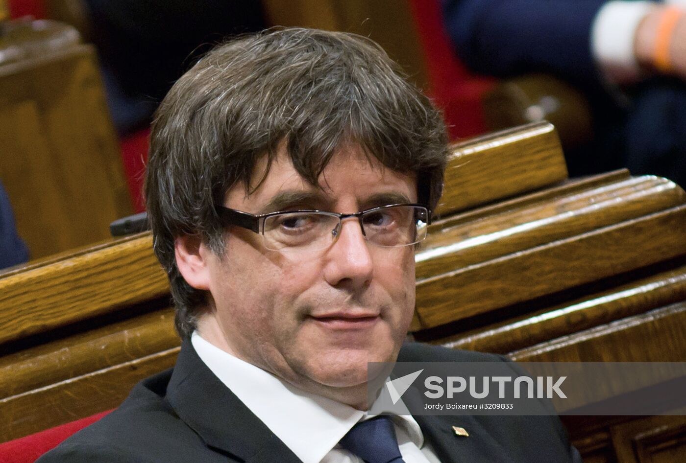 Situation outside Parliament of Catalonia in Barcelona