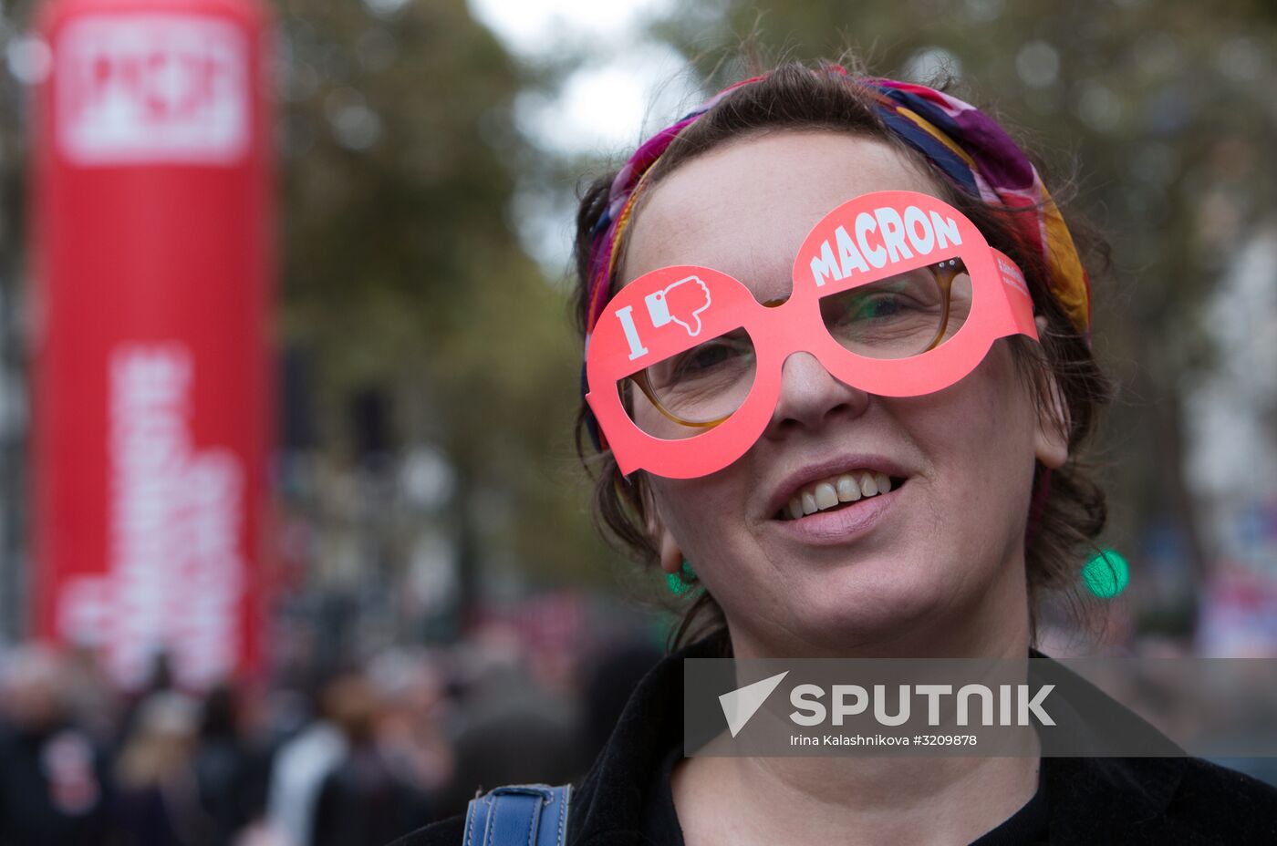 Protests in Paris against labor reform