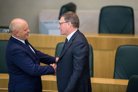 Introduction of Omsk Region Acting Governor Alexander Burkov