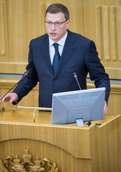 Introduction of Omsk Region Acting Governor Alexander Burkov