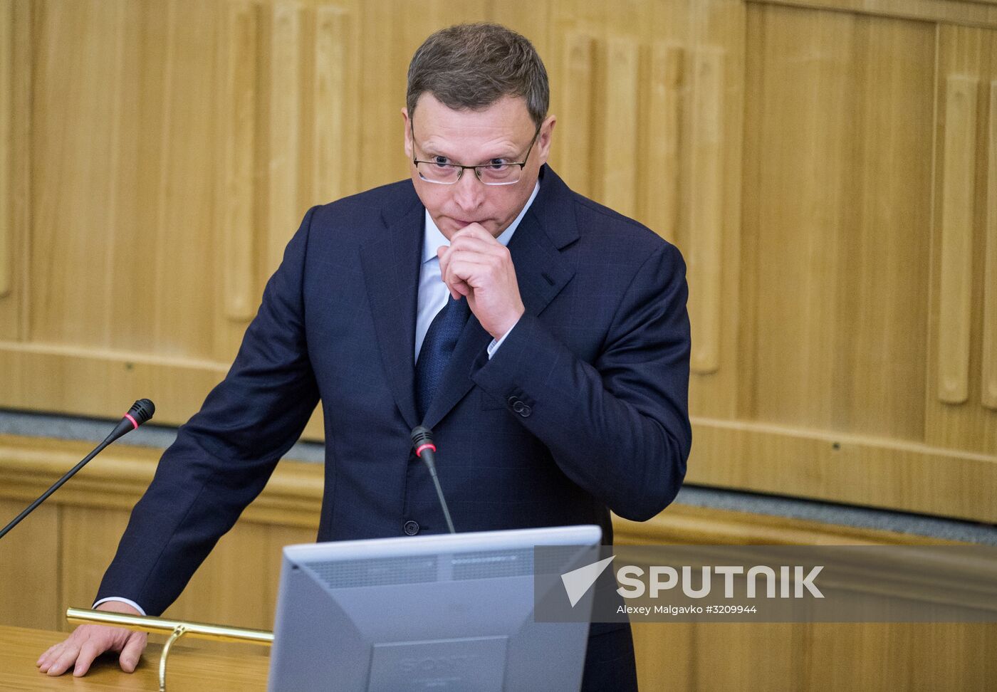 Introduction of Omsk Region Acting Governor Alexander Burkov