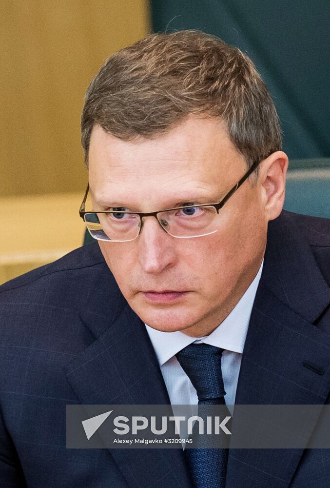 Introduction of Omsk Region Acting Governor Alexander Burkov