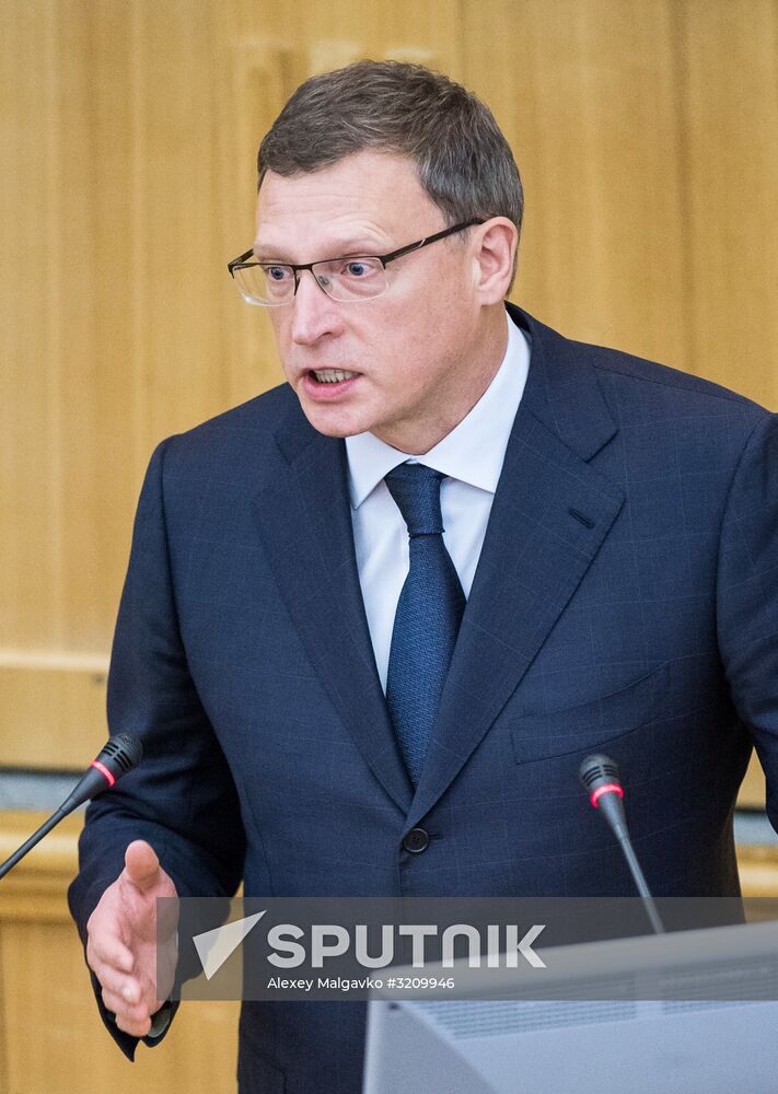 Introduction of Omsk Region Acting Governor Alexander Burkov