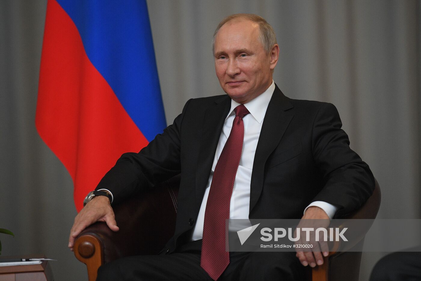 President Vladimir Putin meets with President of Turkmenistan Gurbanguly Berdimuhamedow