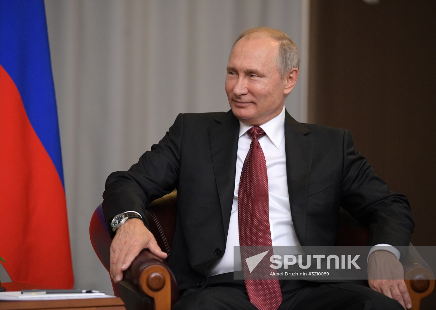 President Vladimir Putin meets with President of Turkmenistan Gurbanguly Berdimuhamedov