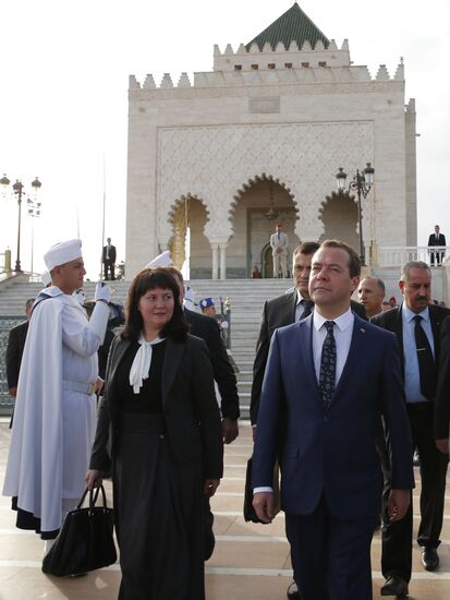 Prime Minister Dmitry Medvedev's visit to Morocco