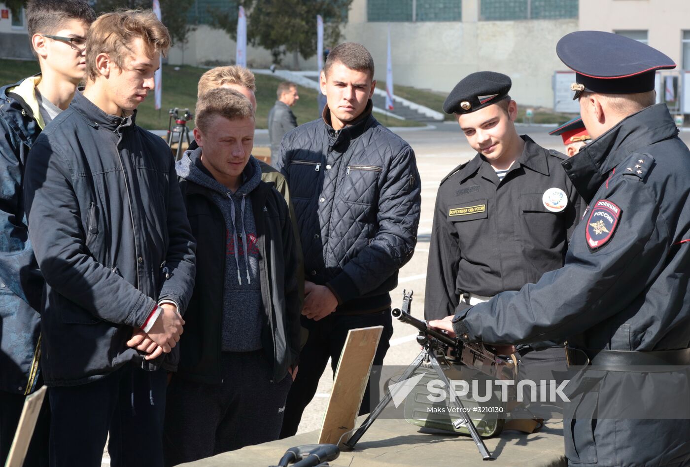 Conscript Day patriotic campaign in Simferopol