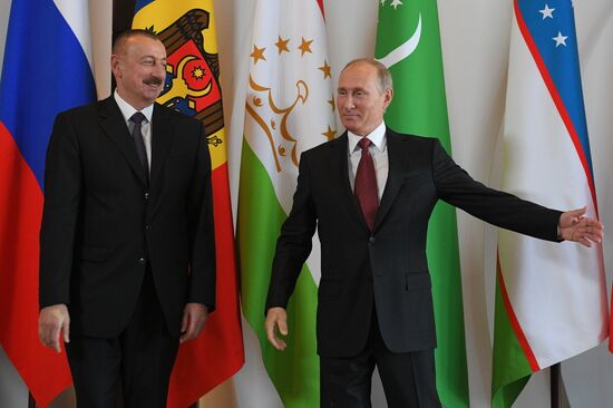 President Vladimir Putin at CIS Council of Heads of State Meeting