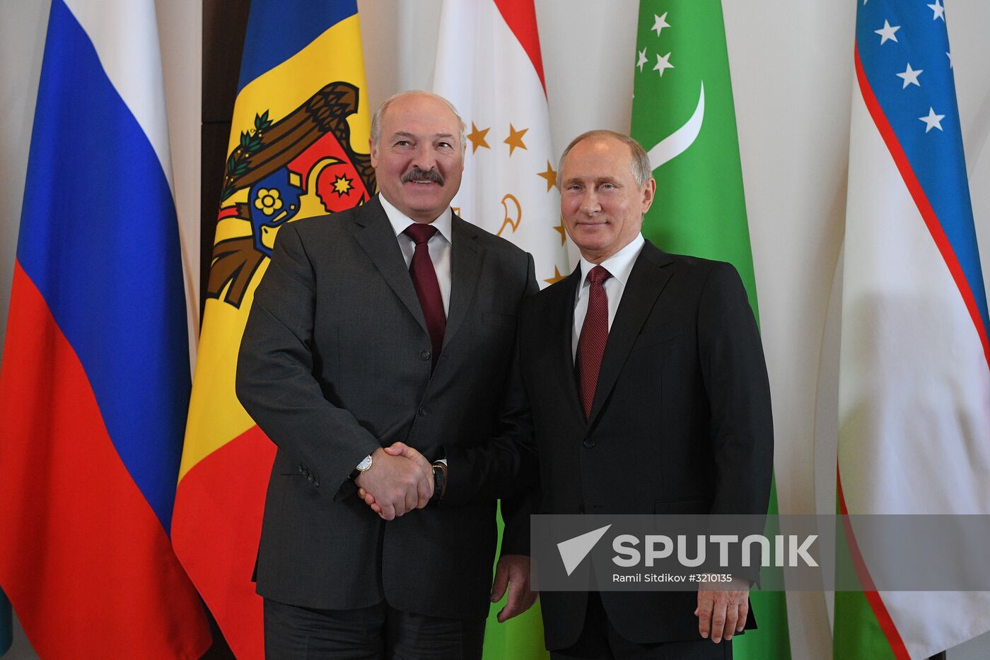 President Vladimir Putin at CIS Council of Heads of State Meeting