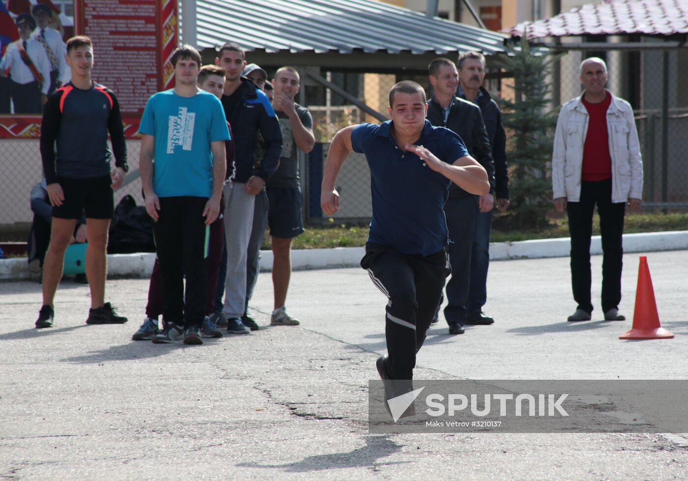 Conscript Day patriotic campaign in Simferopol