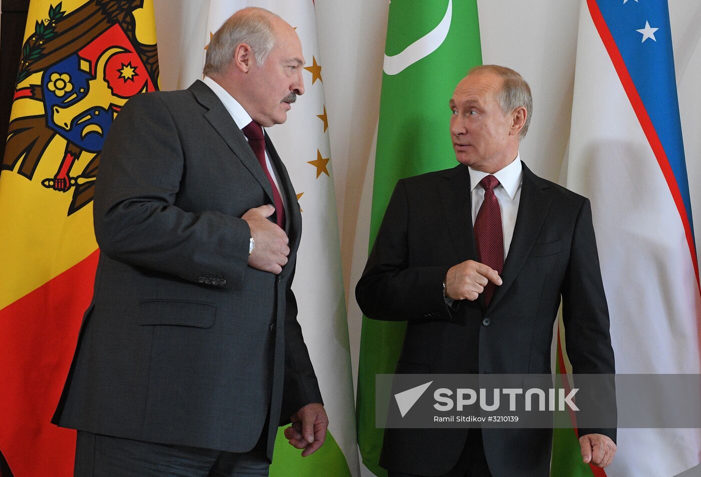 President Vladimir Putin at CIS Council of Heads of State Meeting