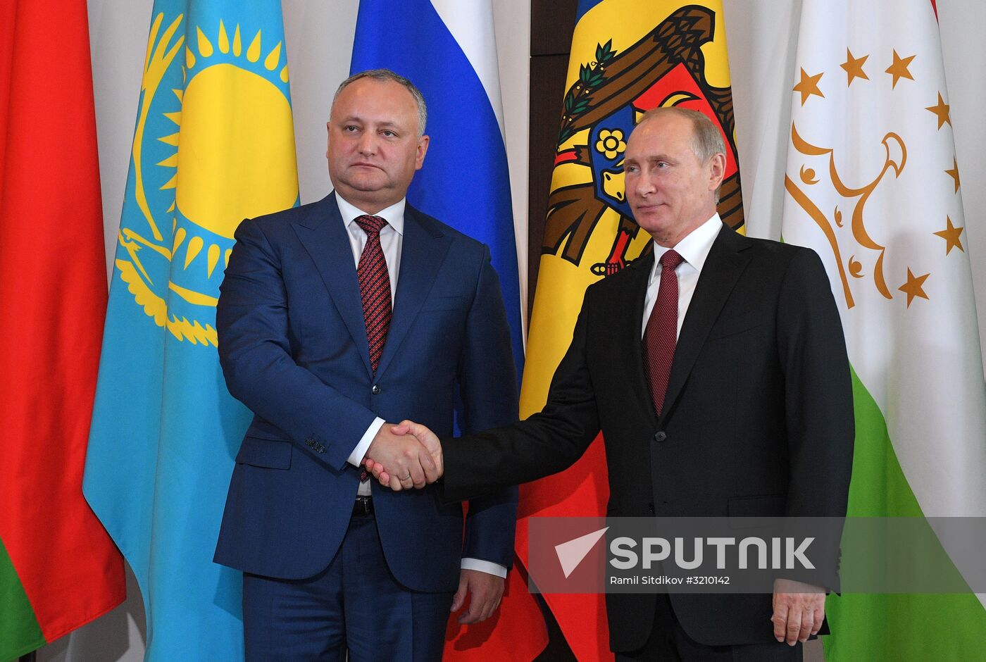 President Vladimir Putin at CIS Council of Heads of State Meeting