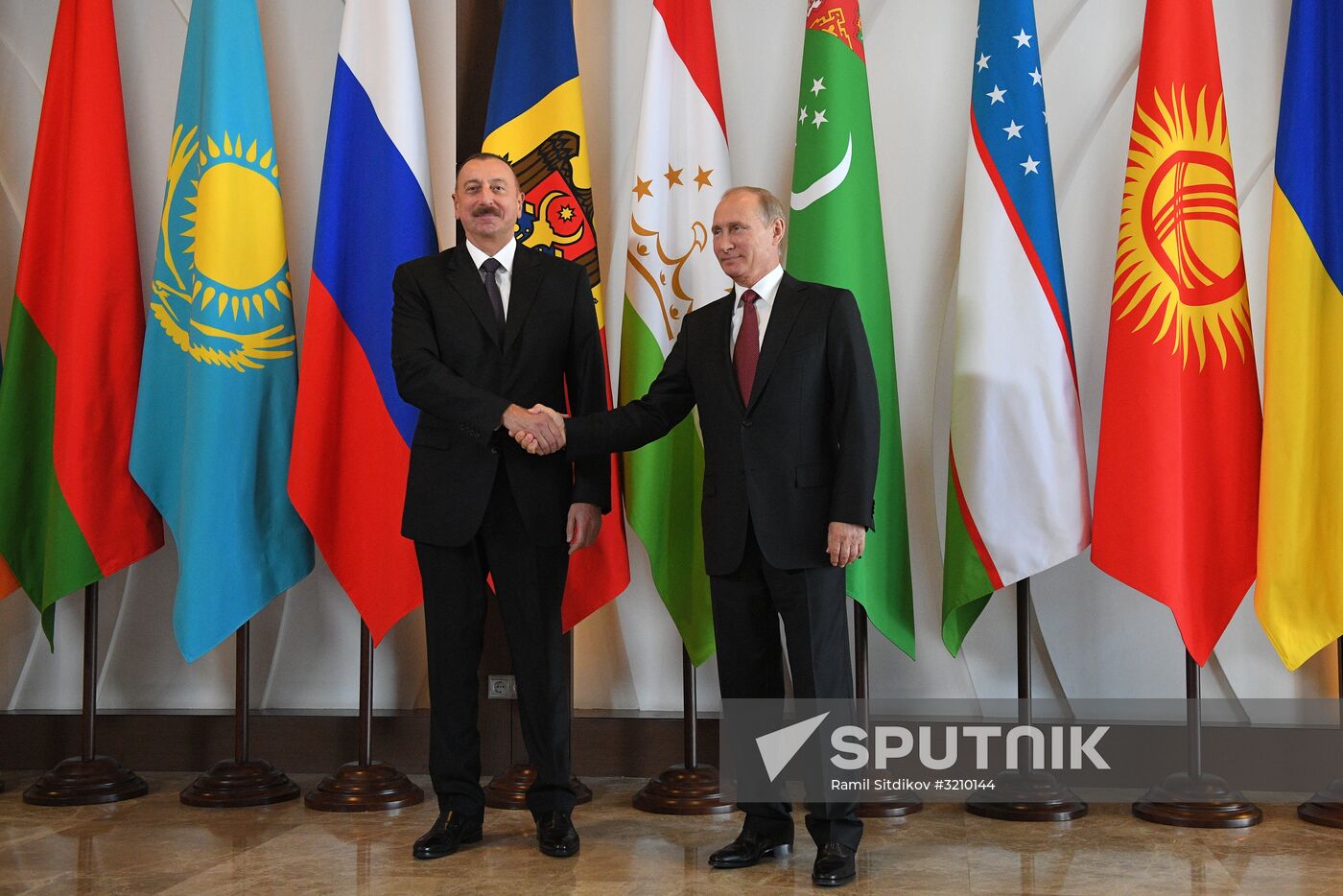 President Vladimir Putin at CIS Council of Heads of State Meeting