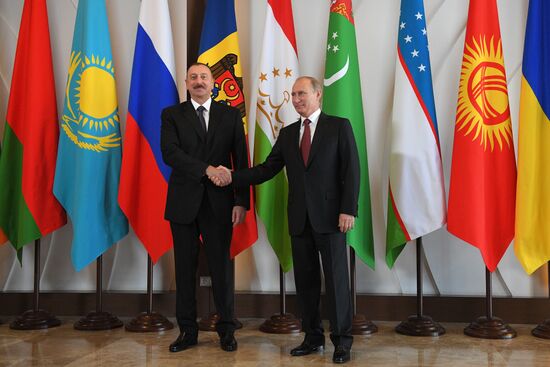 President Vladimir Putin at CIS Council of Heads of State Meeting