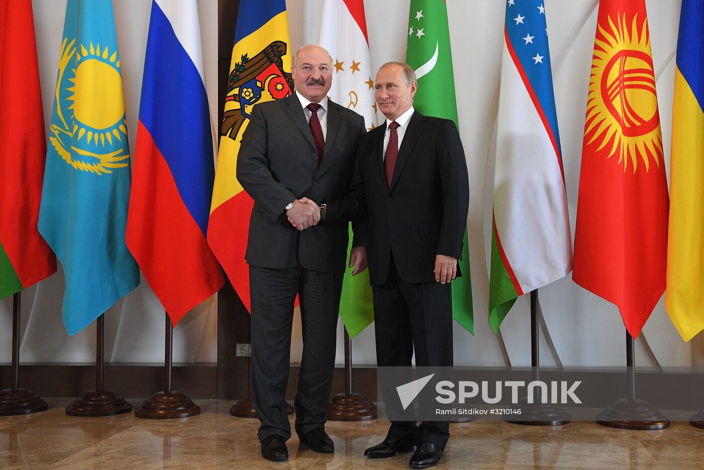 President Vladimir Putin at CIS Council of Heads of State Meeting