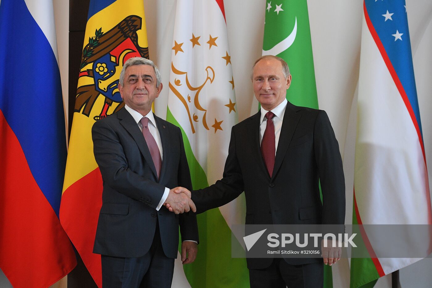 President Vladimir Putin at CIS Council of Heads of State Meeting