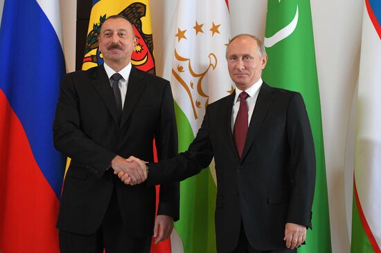 President Vladimir Putin at CIS Council of Heads of State Meeting