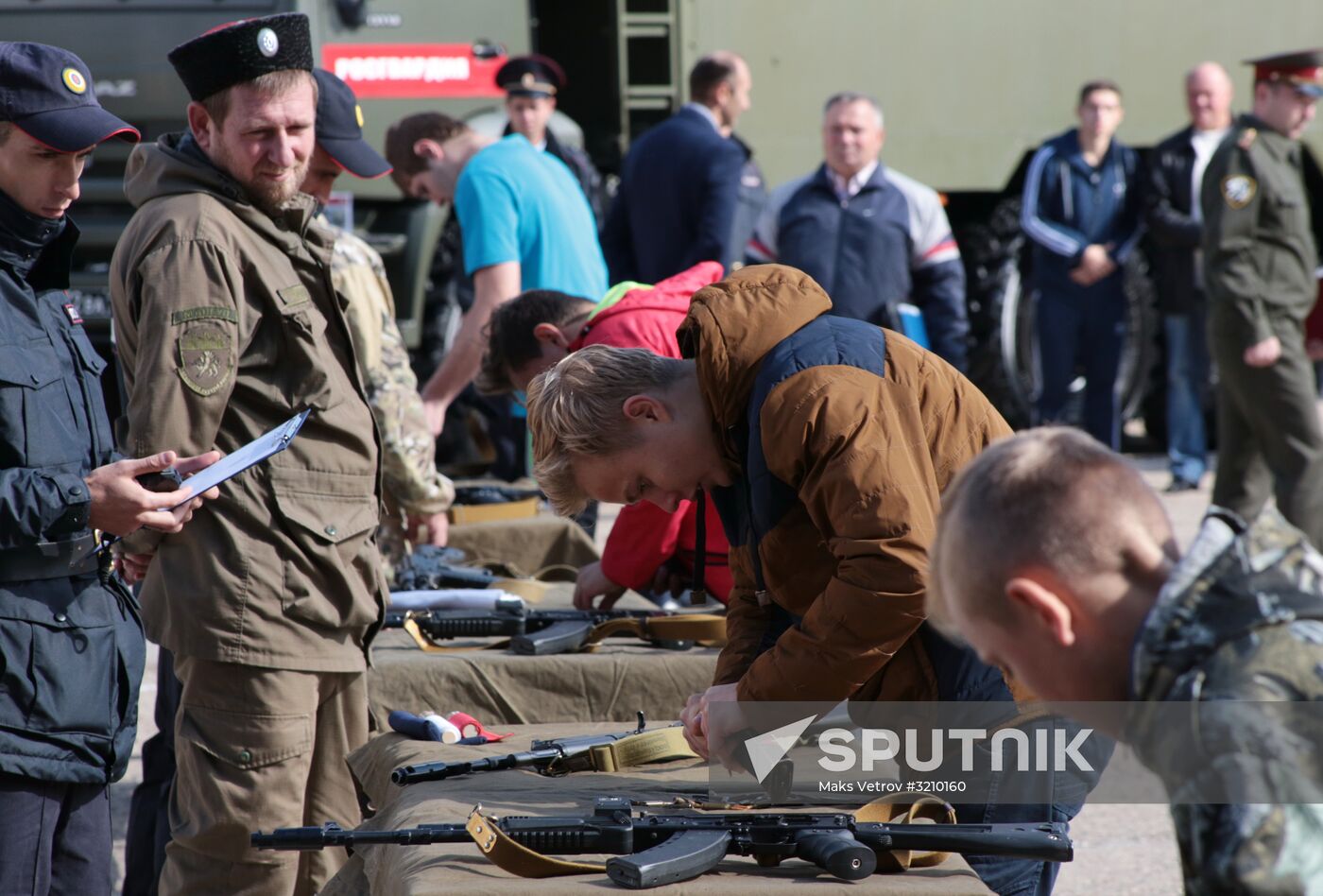 Conscript Day patriotic campaign in Simferopol