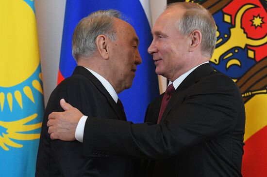 President Vladimir Putin at CIS Council of Heads of State Meeting