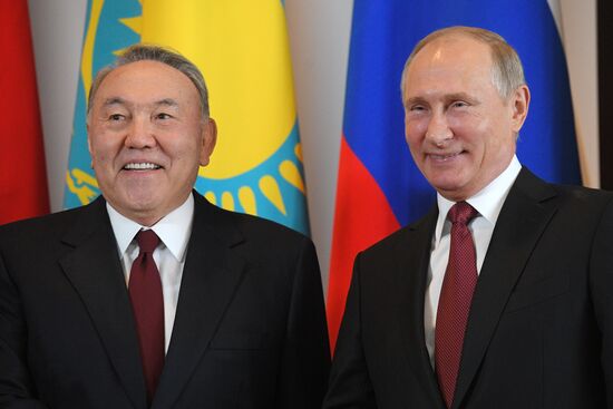President Vladimir Putin at CIS Council of Heads of State Meeting