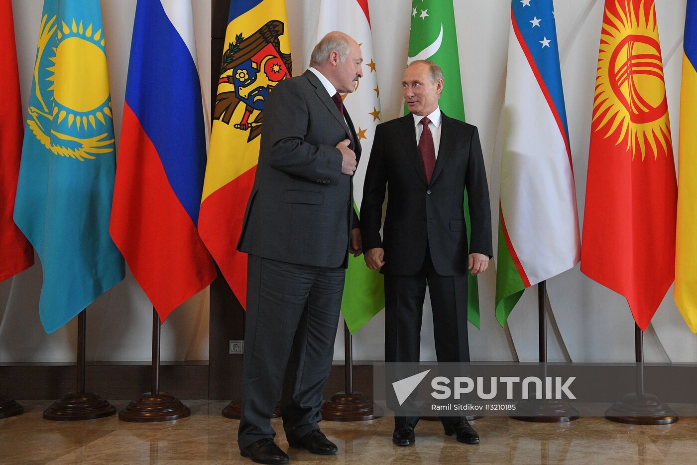 President Vladimir Putin at CIS Council of Heads of State Meeting