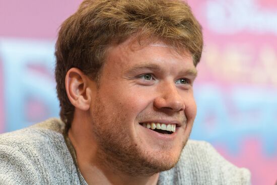 News conference with cast and crew of The Last Warrior